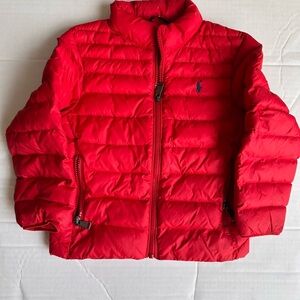 Polo by Ralph Lauren Vibrant Red Puffer Jacket